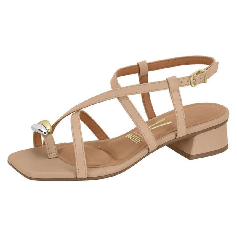 Sandália Vizzano Casual - Feminino Bege 2