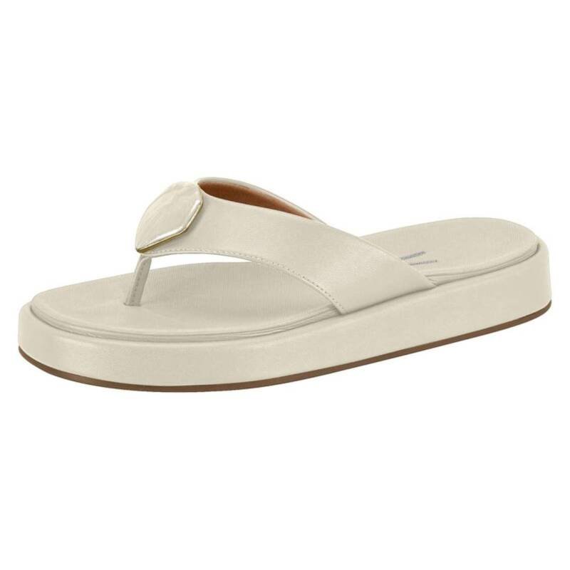 Chinelo Vizzano Flatform - Feminino Branco 2