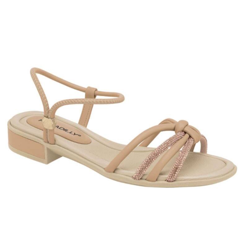 Sandália Piccadilly Casual - Feminino - Nude