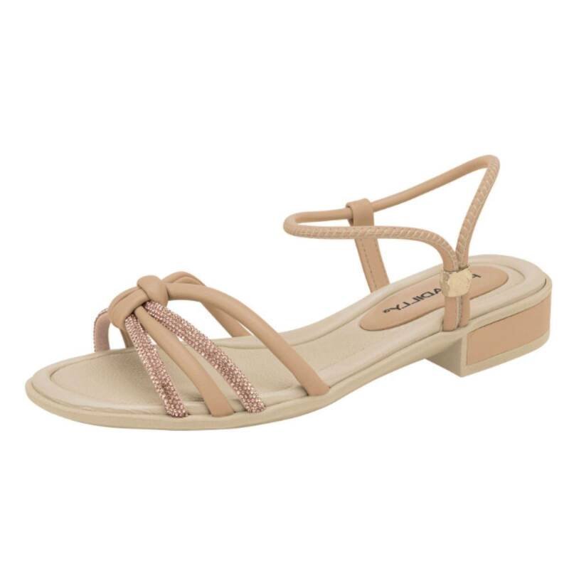 Sandália Piccadilly Casual - Feminino - Nude Bege 2