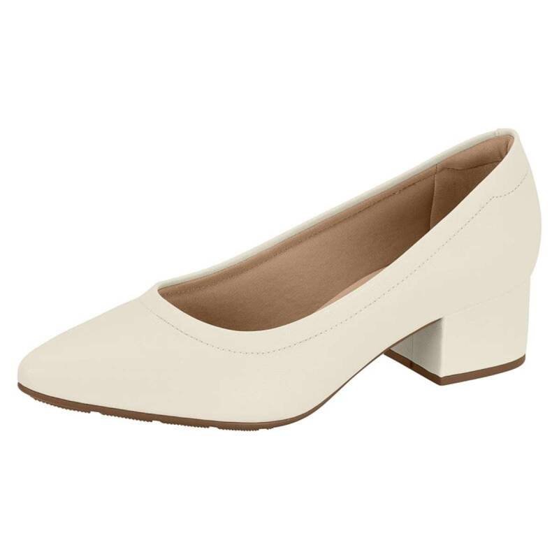 Sapato Modare Salto Bloco - Feminino Branco 2