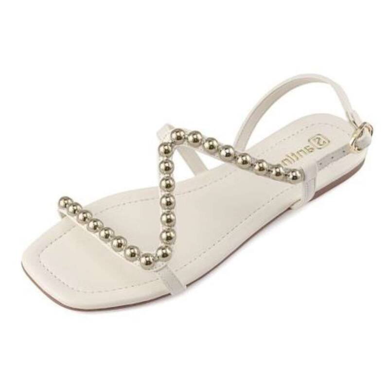 Sandália Santinelli Rasteira - Feminino Branco 2