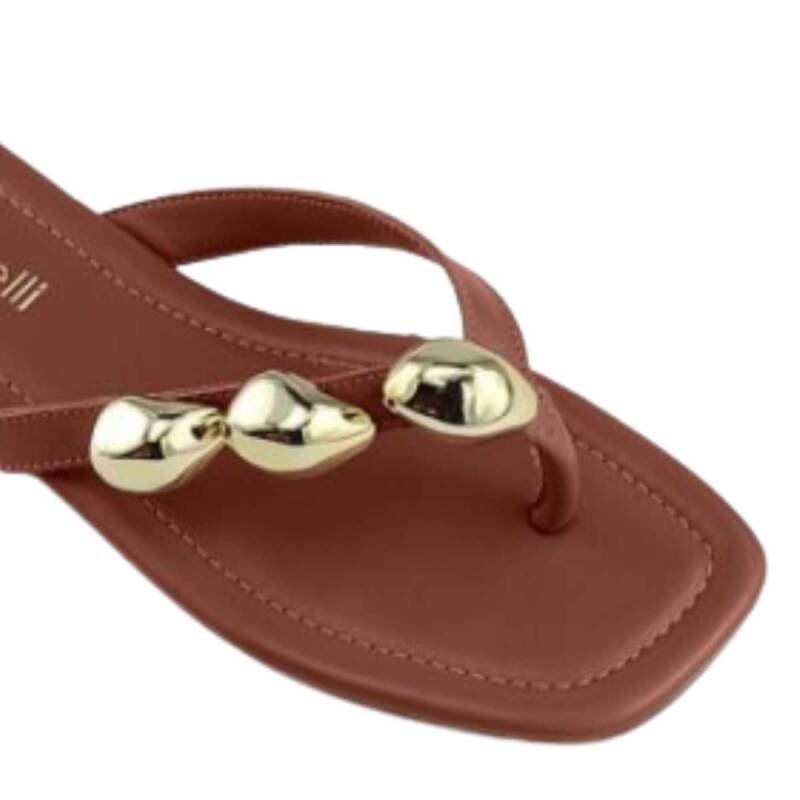 Rasteira Santinelli Casual - Feminino Marrom 3