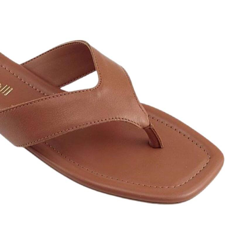Rasteira Santinelli Casual - Feminino - Marrom Marrom 3