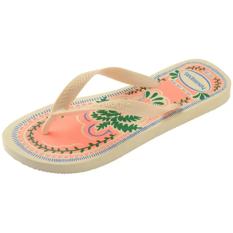 Chinelo Havaianas Top Summer Vibes - Feminino - Creme Bege 4