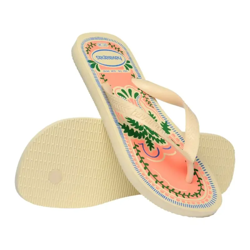 Chinelo Havaianas Top Summer Vibes - Feminino - Creme Bege 6