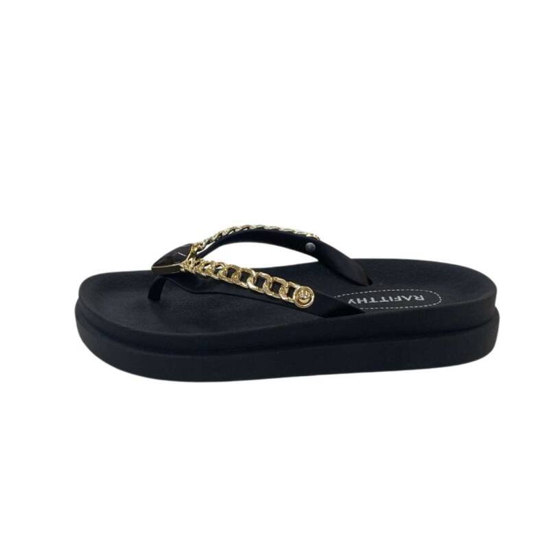 Chinelo Raffithy - Feminino - Preto Preto 3