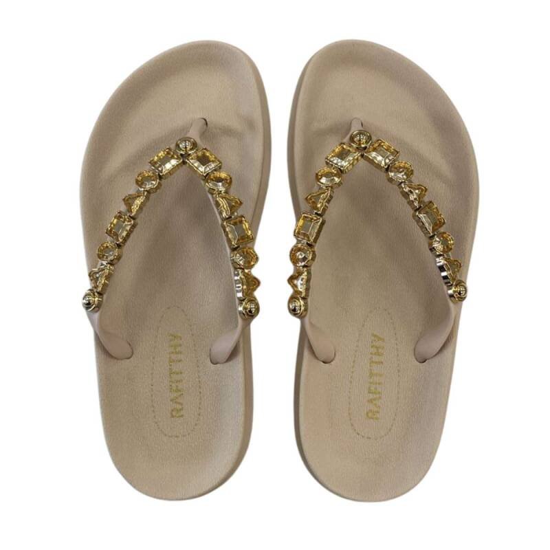 Chinelo Rafitthy - Feminino - Bege