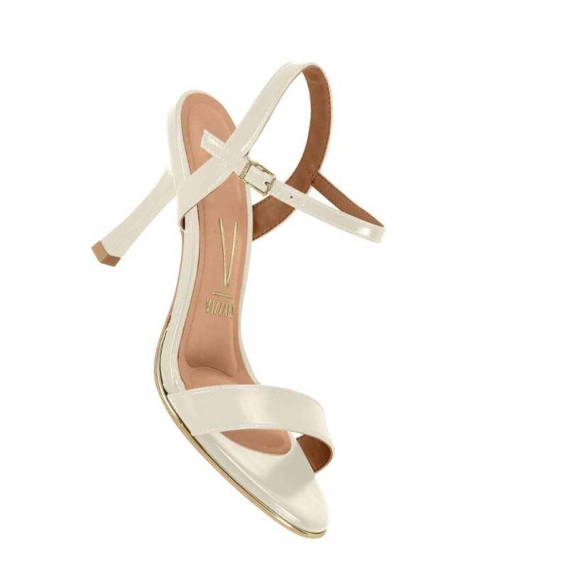 Sandália Vizzano Salto Fino - Feminino - Branco off Branco 3