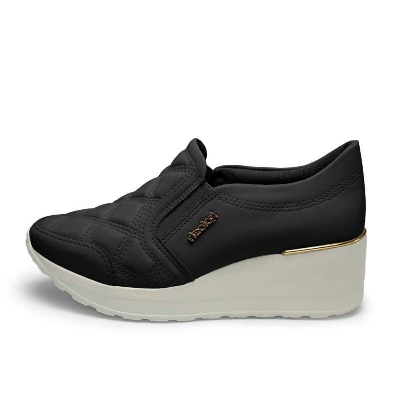 Tênis Kolosh Upper Slip On - Feminino Preto 2