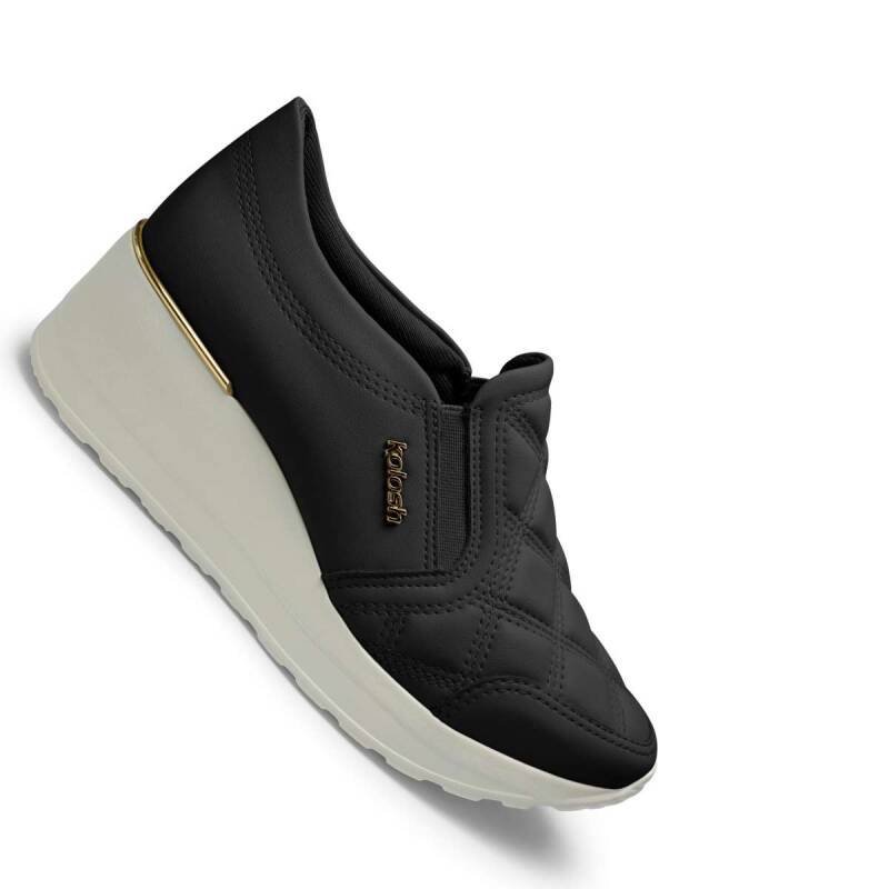 Tênis Kolosh Upper Slip On - Feminino Preto 3