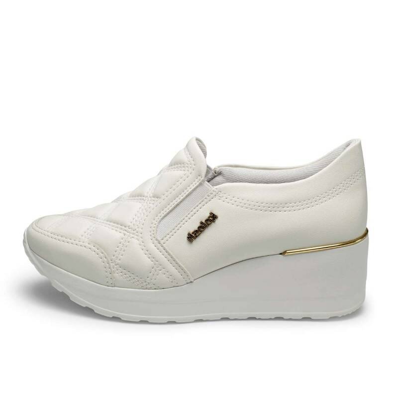 Tênis Kolosh Upper Slip On - Feminino Branco 2
