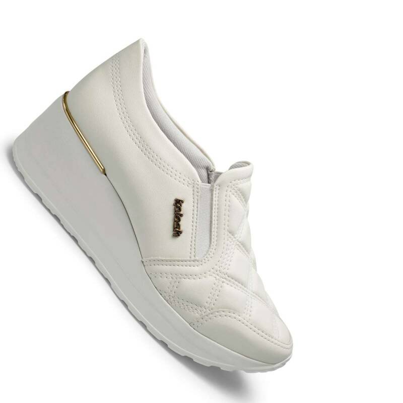 Tênis Kolosh Upper Slip On - Feminino Branco 3