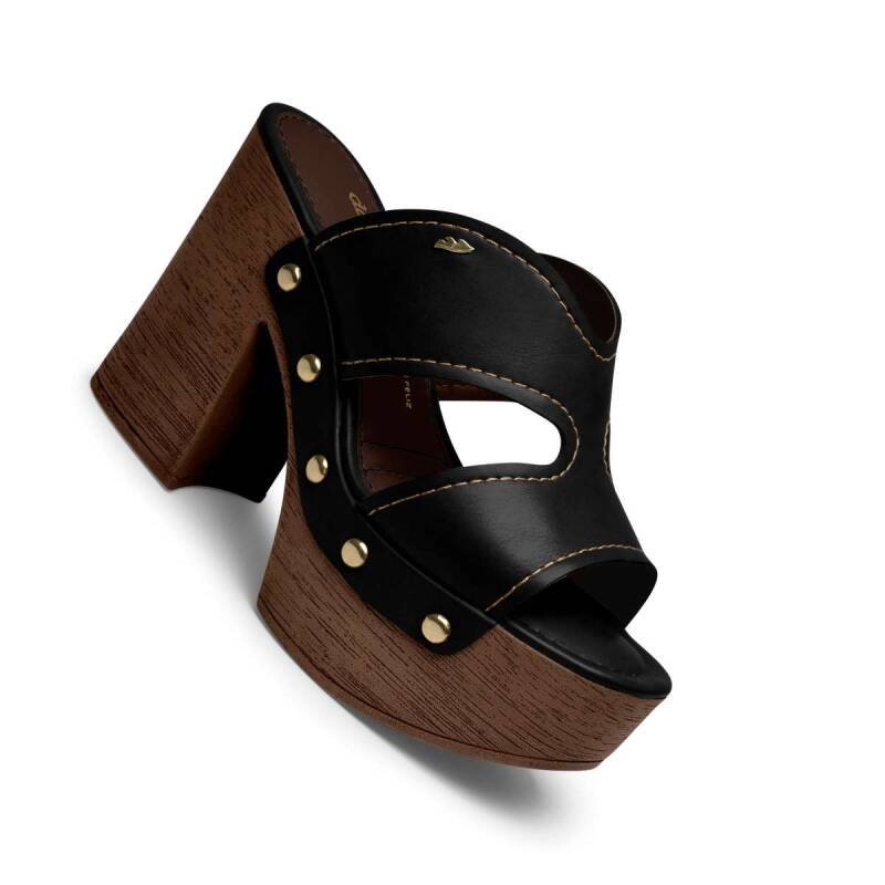 Tamanco Dakota Plataforma - Feminino - Preto Preto 3