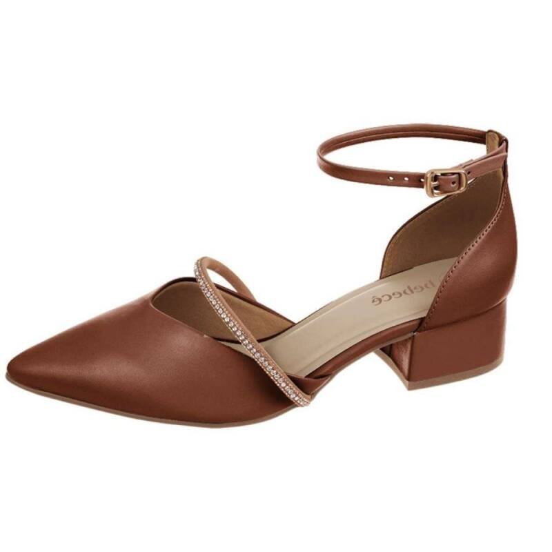 Sapato Bebecê Sligback - Feminino Marrom 2