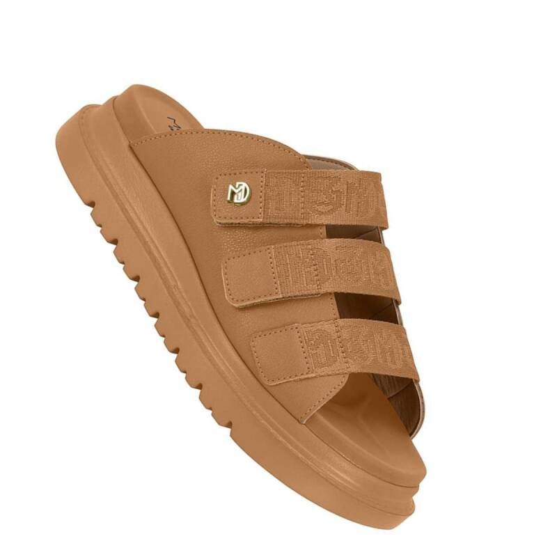 Tamanco Modare Ultraconforto Tratorada Flatform - Feminina - Marrom 3