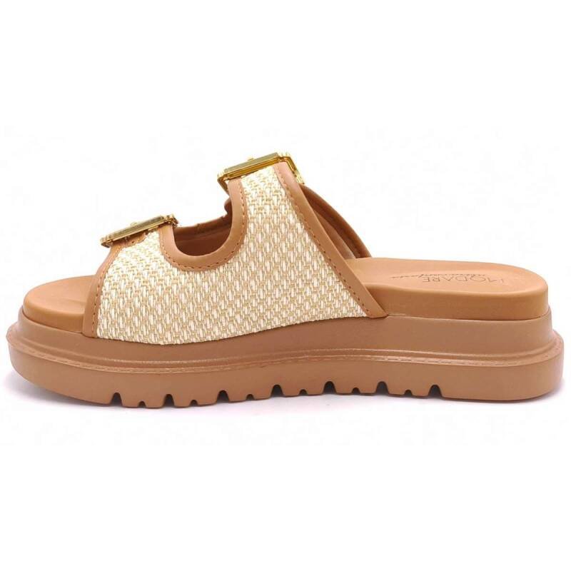 Tamanco Modare Papete Anabela - Feminino - Bege Bege 3