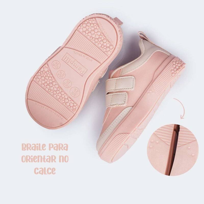 Tênis Pampili Yumi - Infantil - Rosa Rosa 4