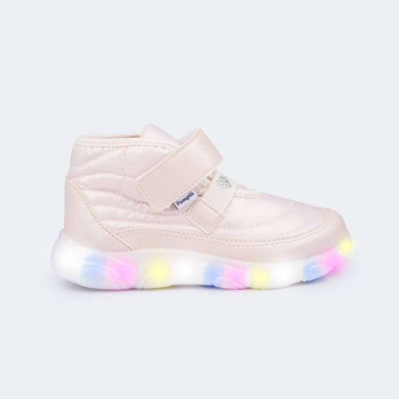 Tênis Pampili de Led Liz Luz Comfy - Infantil - Nude