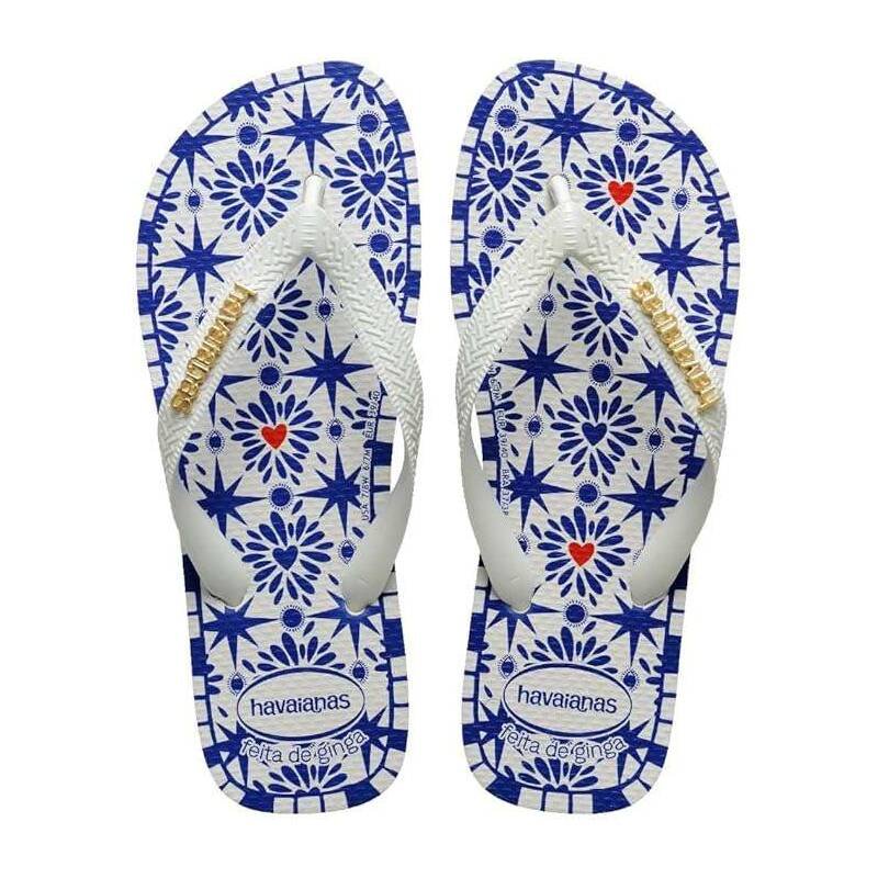 Chinelo Feminino Havaianas Top São Luis - Branco