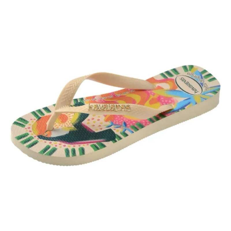 Chinelo Havaianas Top Bossa - Feminino - Creme Bege 2
