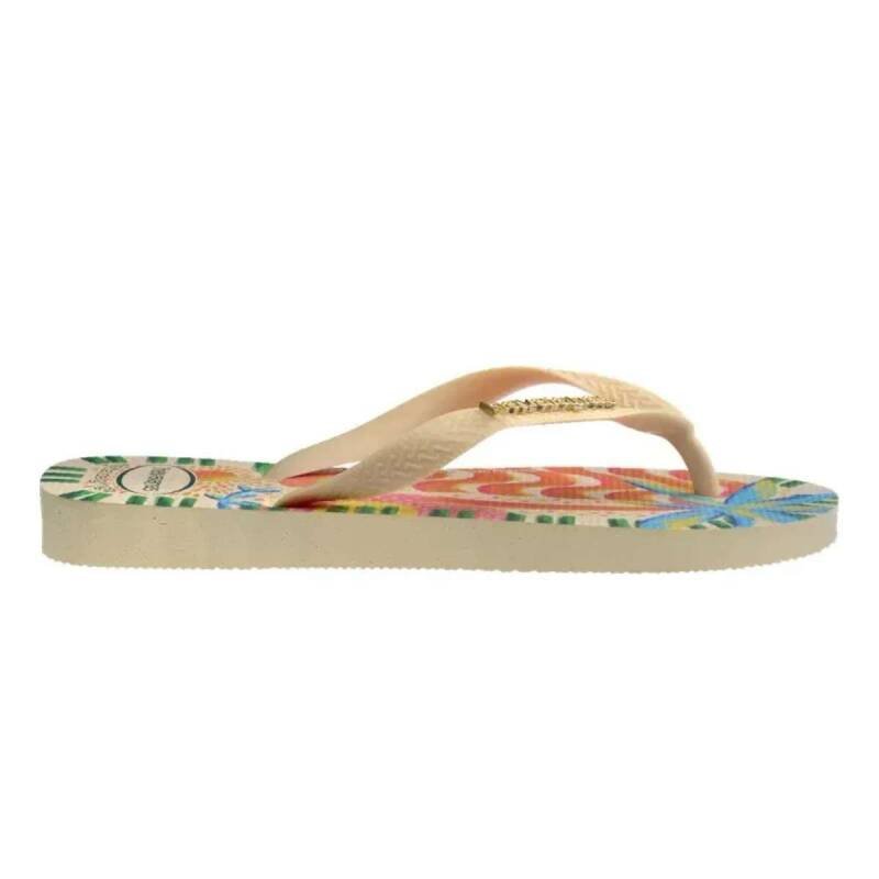 Chinelo Havaianas Top Bossa - Feminino - Creme Bege 3