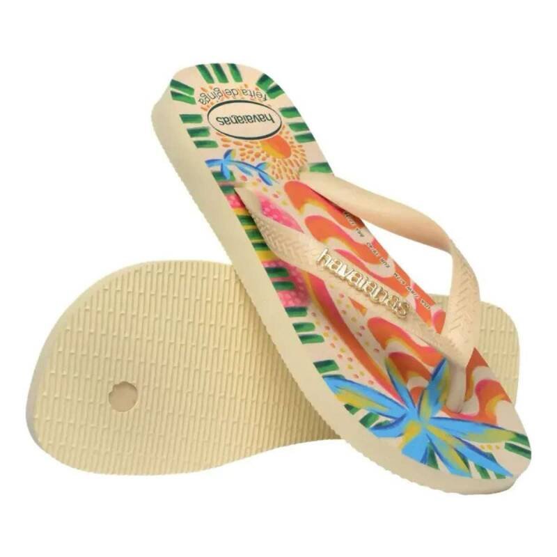 Chinelo Havaianas Top Bossa - Feminino - Creme Bege 5