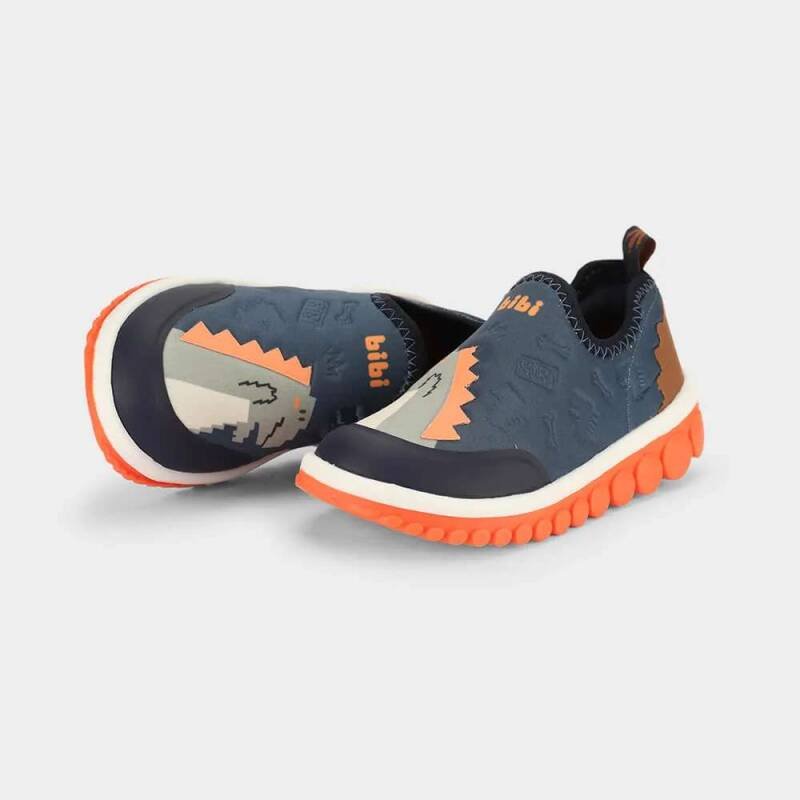 Tênis Infantil Bibi Roller 20 Azul de Dinossauro - Azulcara Azul 3