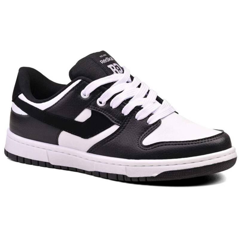 Tênis Redikal Skatista Urbano - Masculino - Branco preto