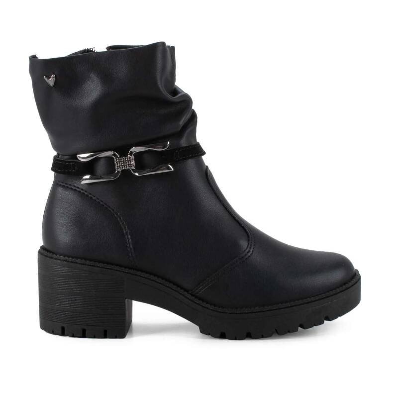 Bota Mississipi Cano Médio Feminina - Preto Preto 3
