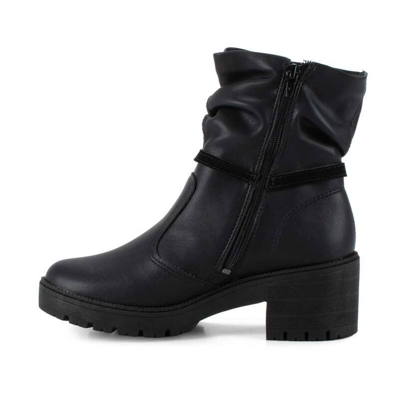 Bota Mississipi Cano Médio Feminina - Preto Preto 4
