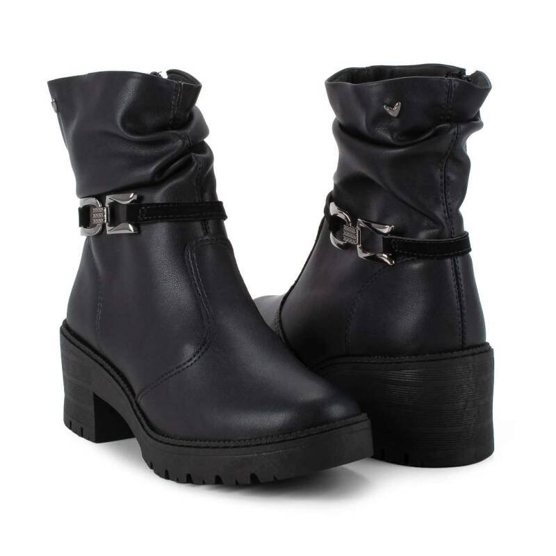 Bota Mississipi Cano Médio Feminina - Preto Preto 7