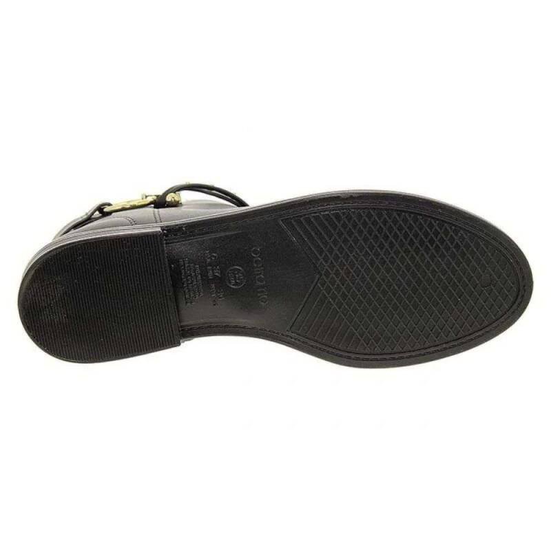 Bota Beira Rio Coturno Cano Curto Feminino - Preto Preto 6