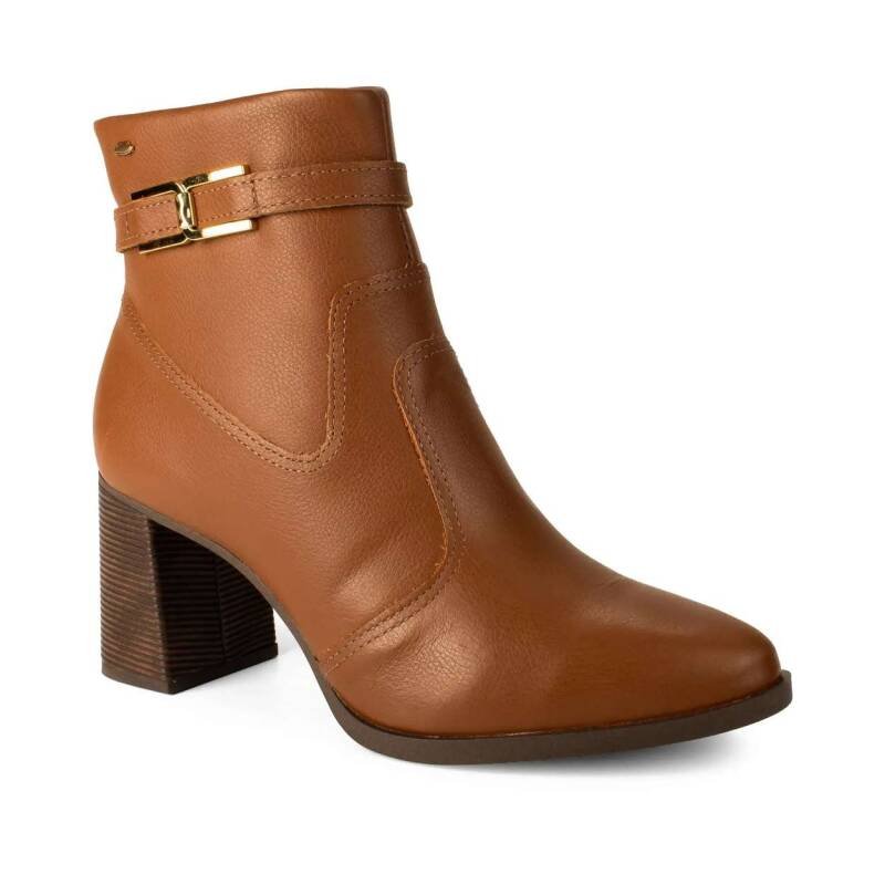 Bota Dakota Cano Curto Feminina - Marrom