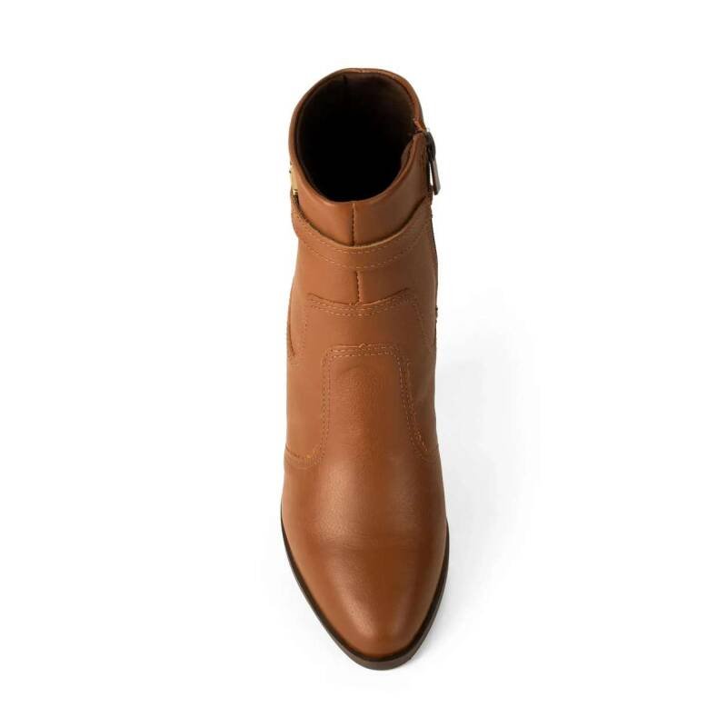Bota Dakota Cano Curto Feminina - Marrom Marrom 6