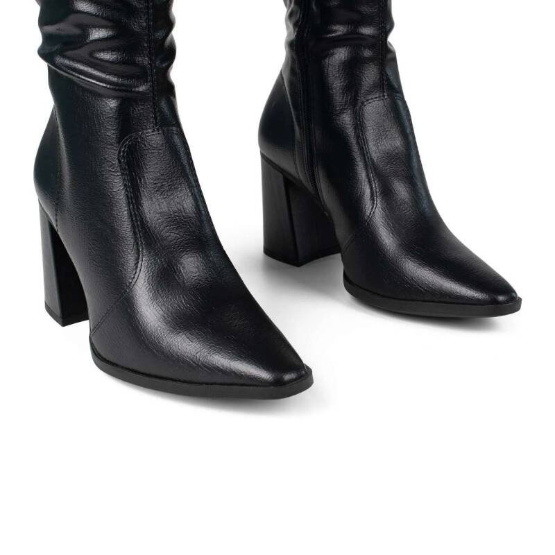 Bota Dakota de Cano Longo - Feminino Preto 4