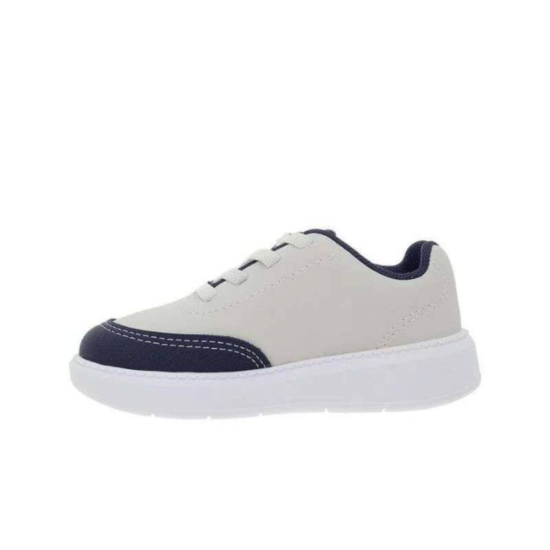 Tenis Infantil Molekinho Meninos Conforto - Branco off Bege 4