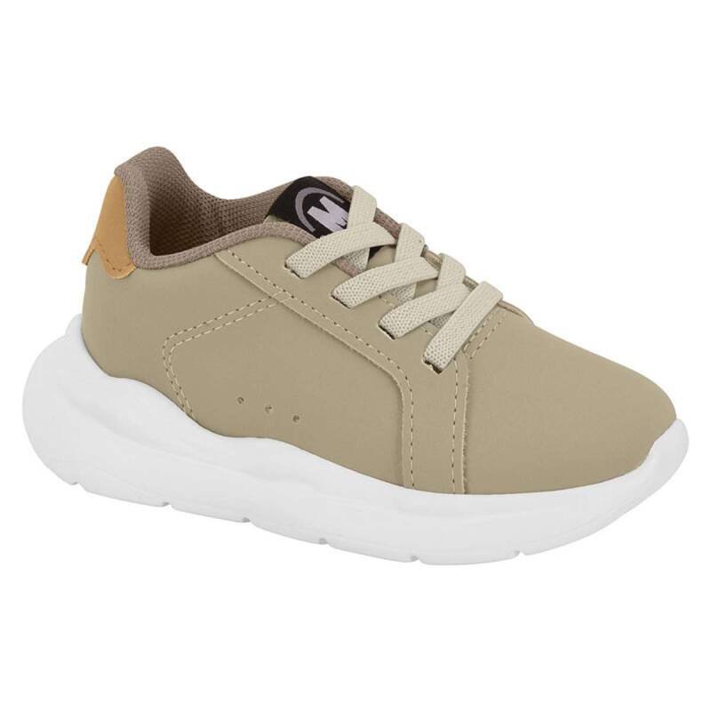 Tênis Molekinho Casual Menino Conforto - Infantil - Bege