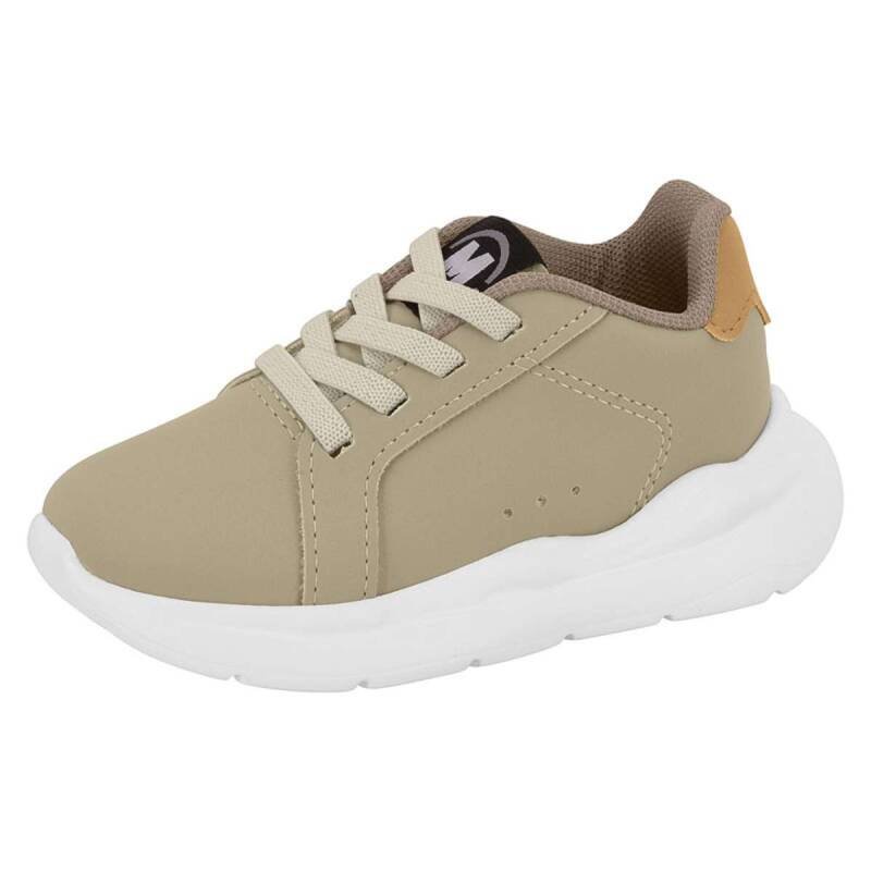 Tênis Molekinho Casual Menino Conforto - Infantil - Bege Bege 2