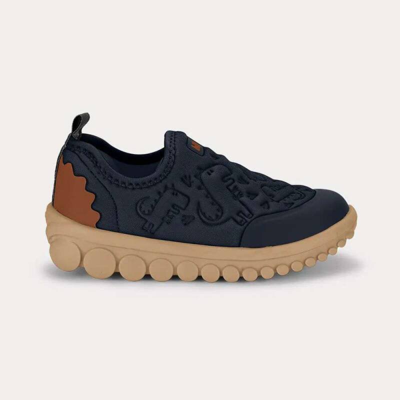 Tênis Bibi Roller 20 Dinossauro - Infantil - Azul