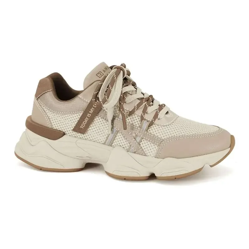 Tênis Ramarim Casual Cacau - Feminino - Bege