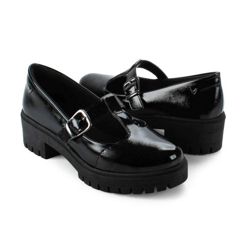 Sapato Mississipi Mary Jane - Feminino - Preto Preto 5