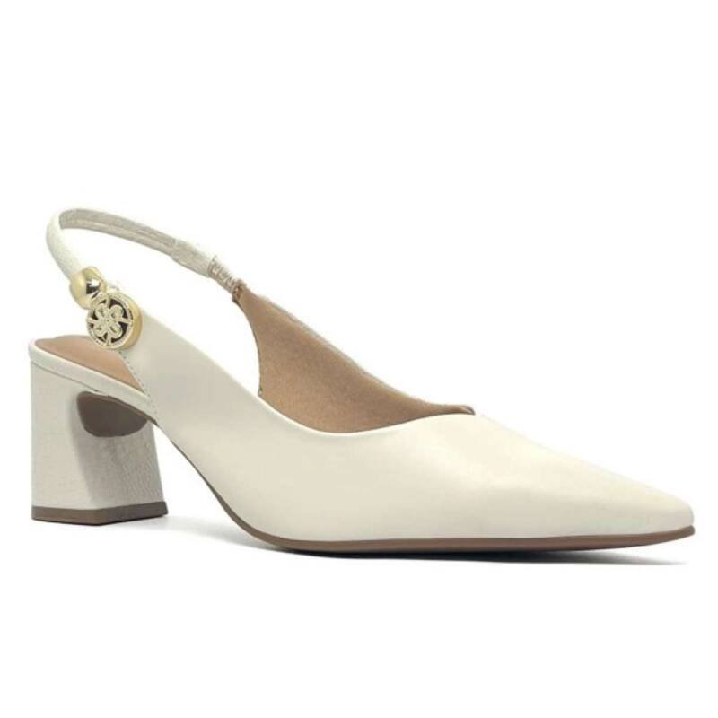 Sapato Ramarim Salto Médio Coconut - Feminino - Bege Bege 2
