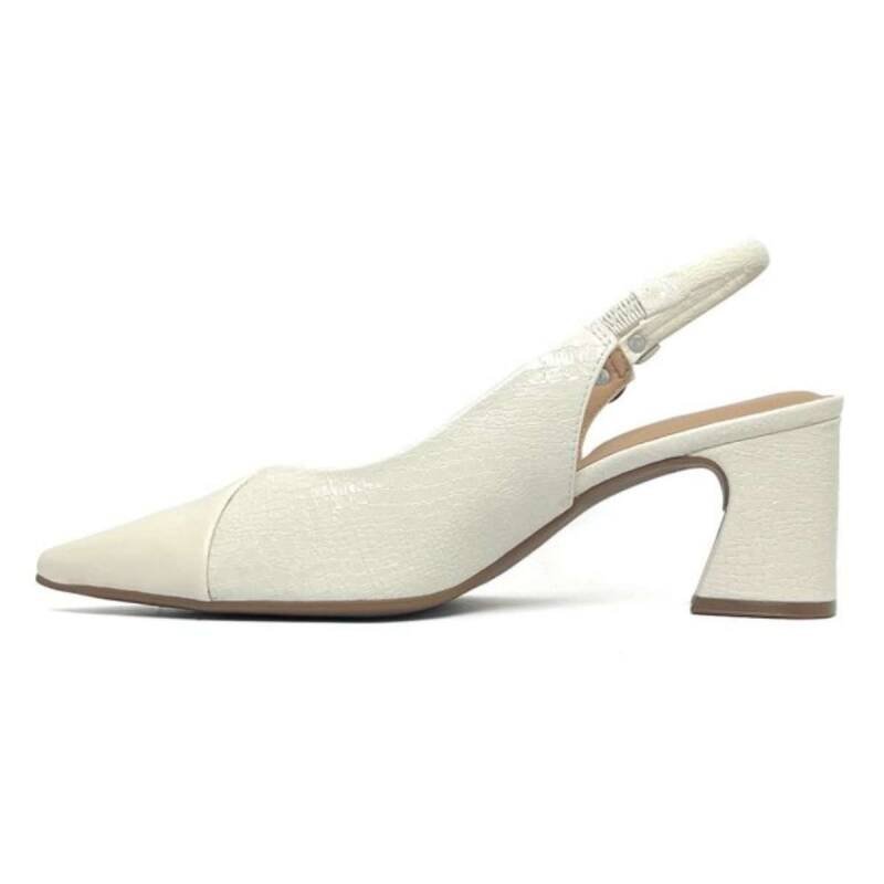 Sapato Ramarim Salto Médio Coconut - Feminino - Bege Bege 4