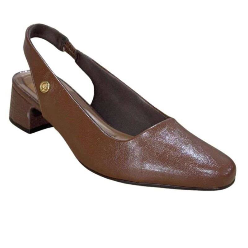 Sapato ComfortFlex Slingback - Feminino - Marrom Marrom 3