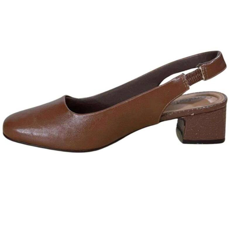Sapato ComfortFlex Slingback - Feminino - Marrom Marrom 4