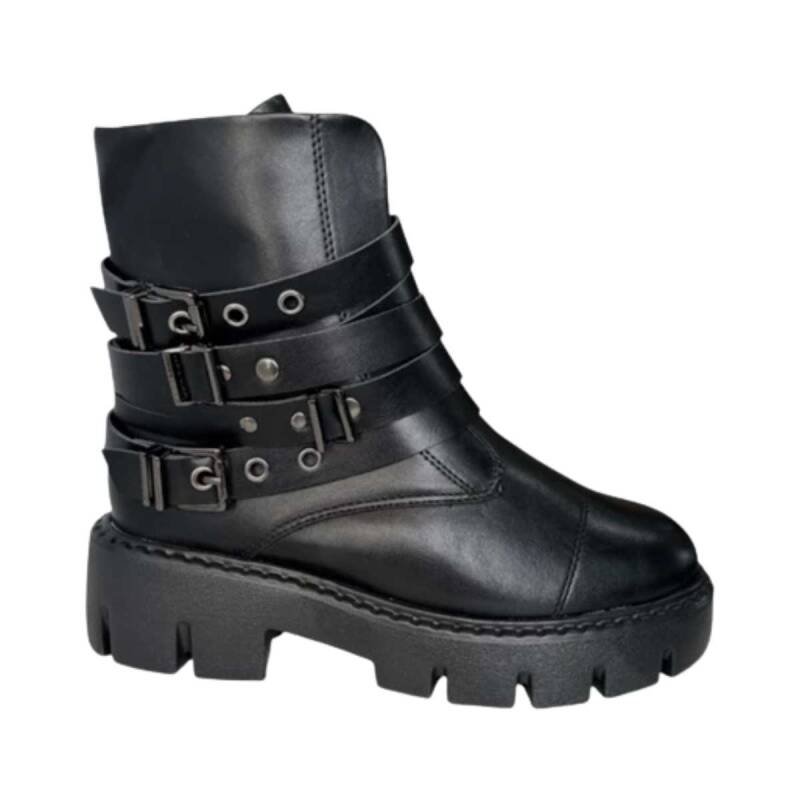 Coturno Ramarim Cano Curto - Feminino - Preto Preto 2