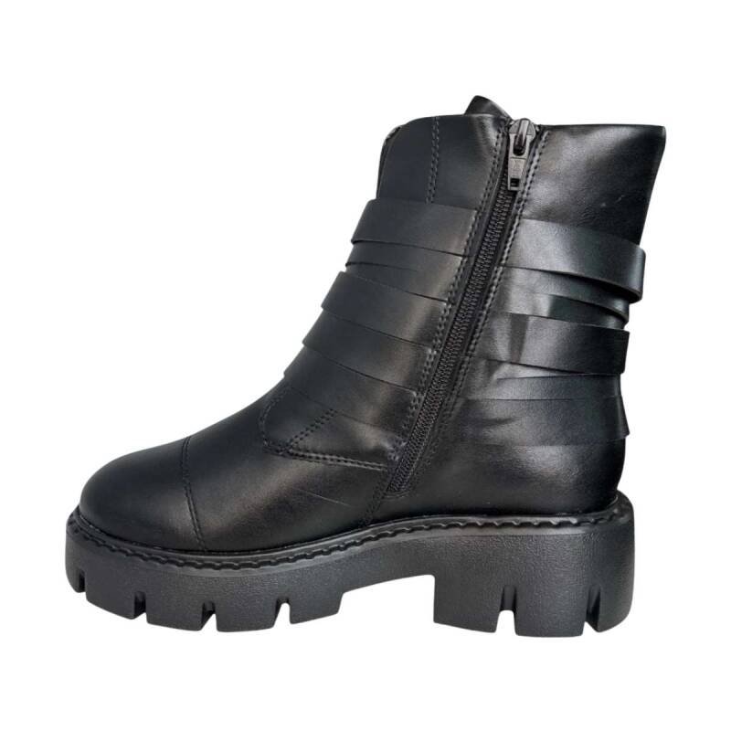 Coturno Ramarim Cano Curto - Feminino - Preto Preto 3