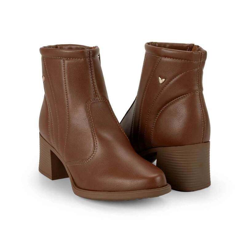 Bota Mississipi de Cano Curto Marrom - Marrom Marrom 5