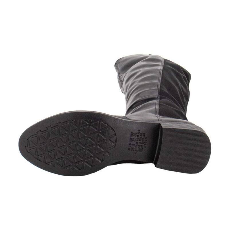 Bota Feminina Cano Alto Mississipi J1092 Preto 5
